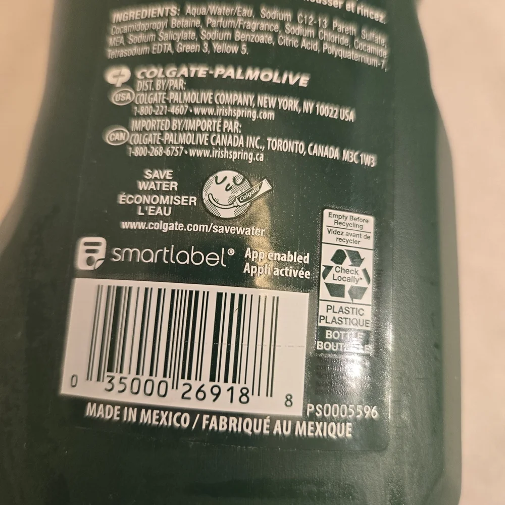 New Irish Spring Original Body Wash 18 Fl Oz